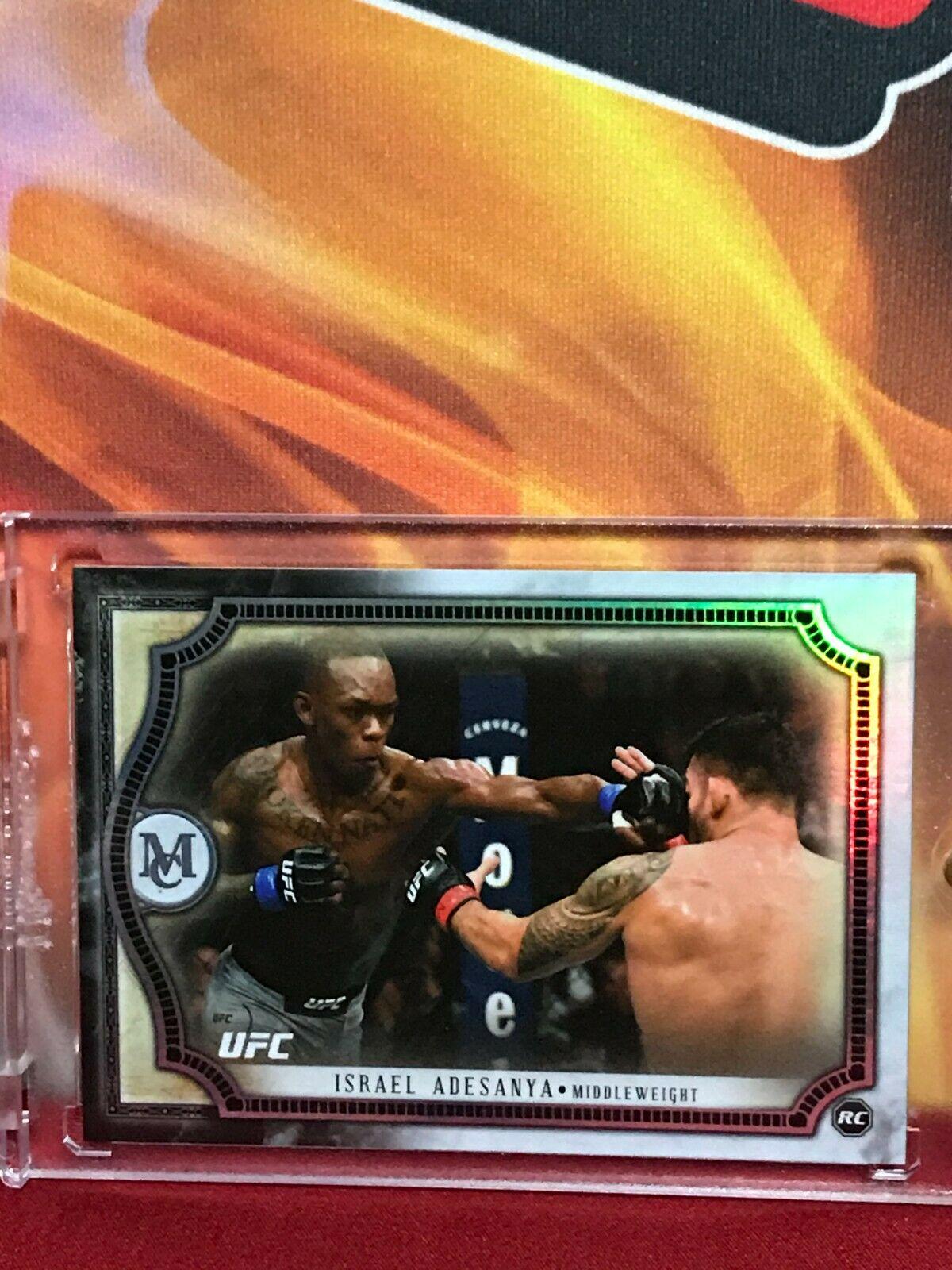 Israel Adesanya #42 Ufc Cards 2018 Topps UFC Museum Collection
