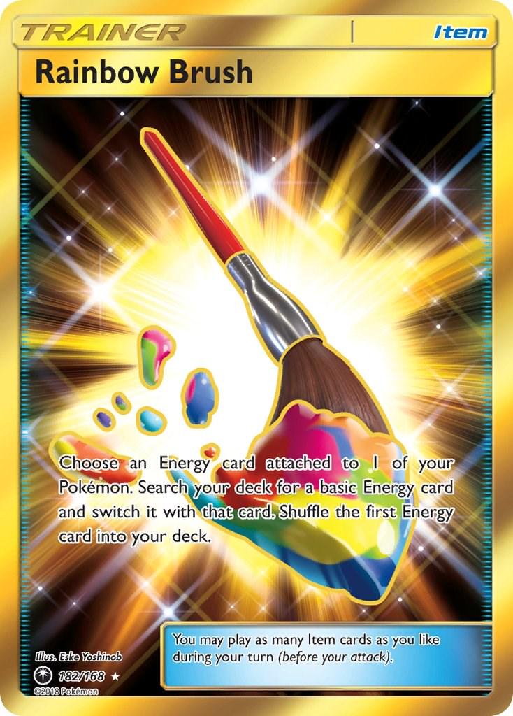 Rainbow Brush #182 Pokemon Celestial Storm
