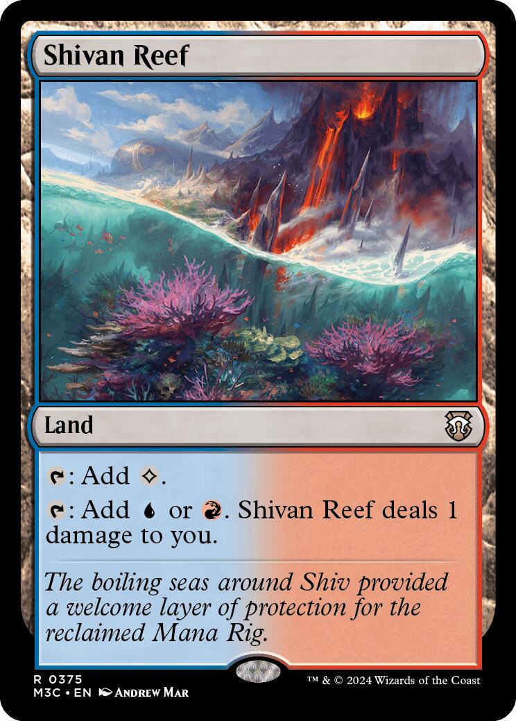 Shivan Reef [Foil] (Magic Modern Horizons 3 Commander)
