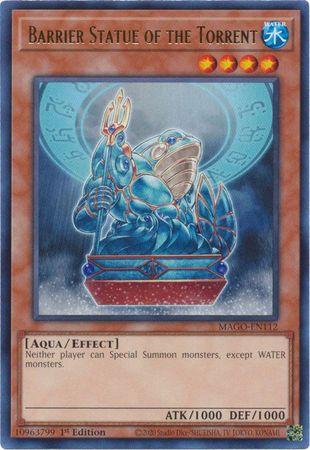 Barrier Statue of the Torrent MAGO-EN112 YuGiOh Maximum Gold