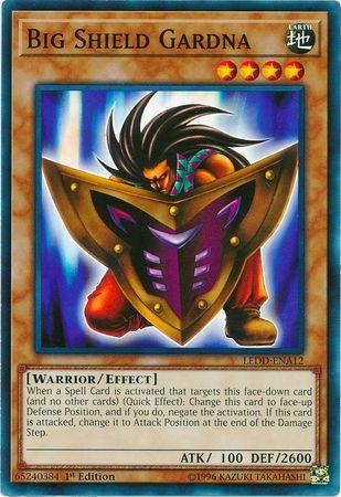 Big Shield Gardna LEDD-ENA12 YuGiOh Legendary Dragon Decks