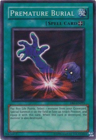 Premature Burial DB1-EN091 YuGiOh Dark Beginning 1
