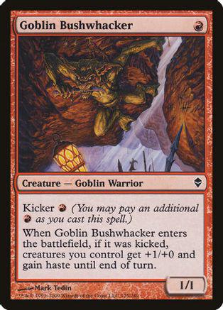 Goblin Bushwhacker #125 Magic Zendikar