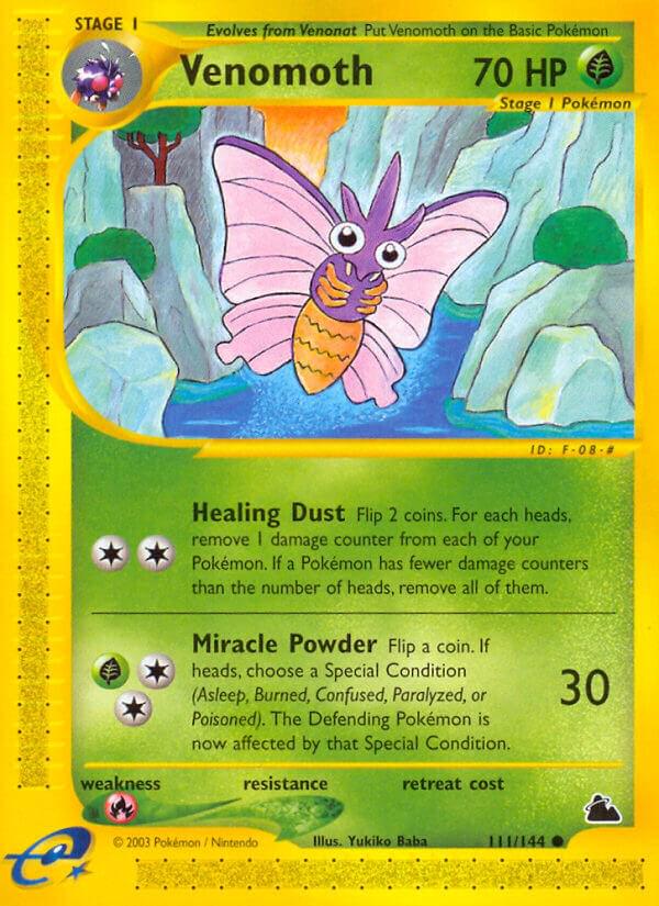 Venomoth #111 Pokemon Skyridge