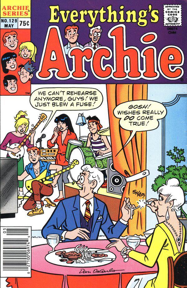 Everything's Archie #129 (1987) Comic Books Everything's Archie