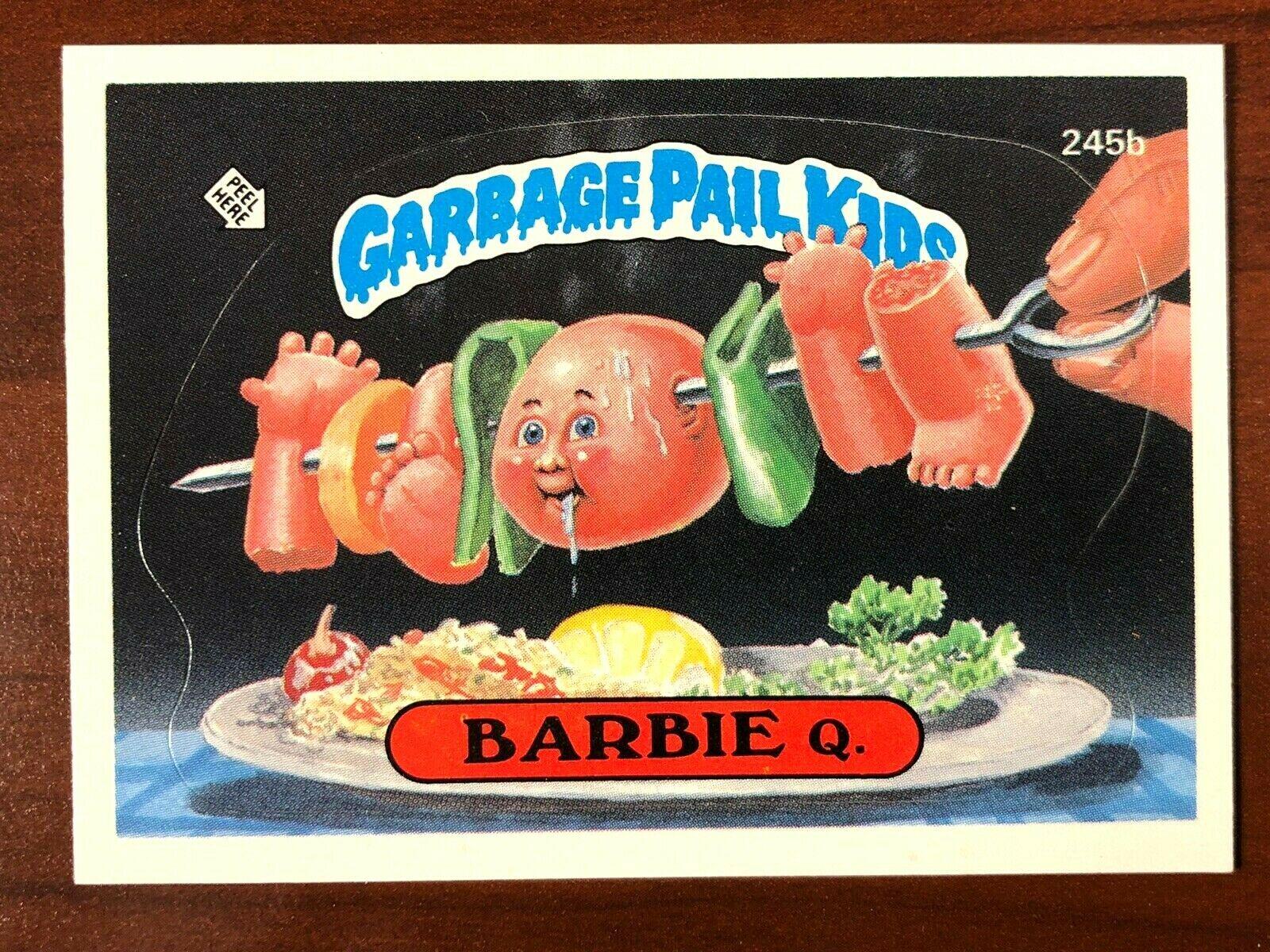 BARBIE Q. #245b 1986 Garbage Pail Kids