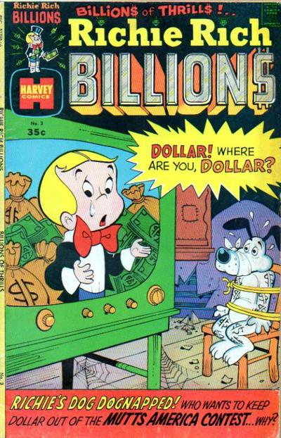 Richie Rich Billions #3 (1975) Comic Books Richie Rich Billions
