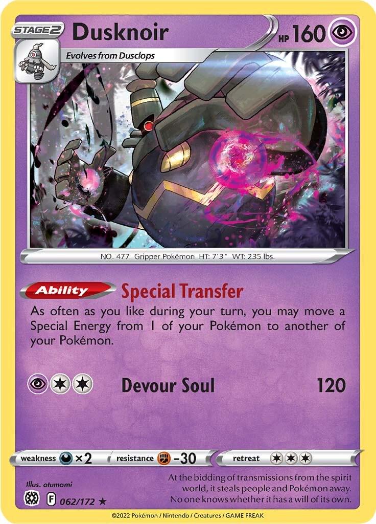 Dusknoir #62 Pokemon Brilliant Stars