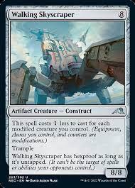 Walking Skyscraper Magic Kamigawa: Neon Dynasty Commander