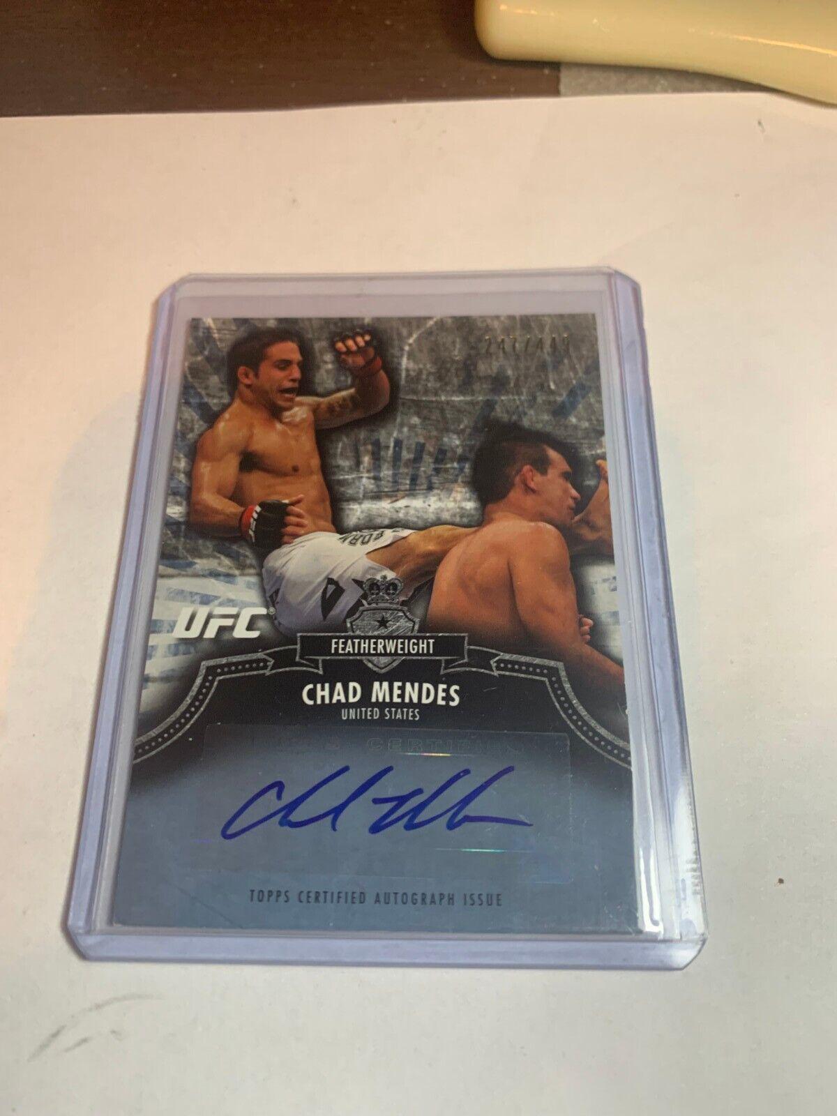 Chad Mendes #A-CM Ufc Cards 2012 Topps UFC Bloodlines Autographs