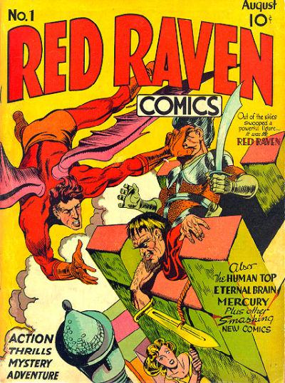 Red Raven Comics #1 (1940) Comic Books Red Raven Comics