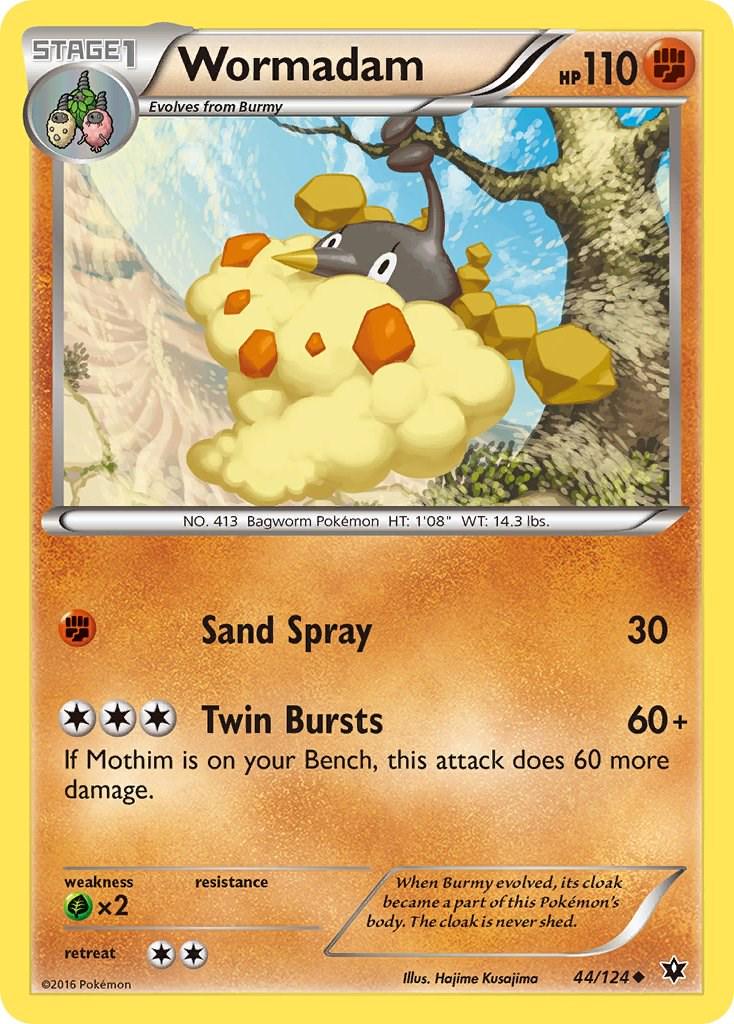 Wormadam #44 Pokemon Fates Collide