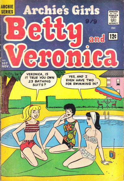 Archie's Girls Betty and Veronica #107 (1964) Comic Books Archie's Girls Betty and Veronica