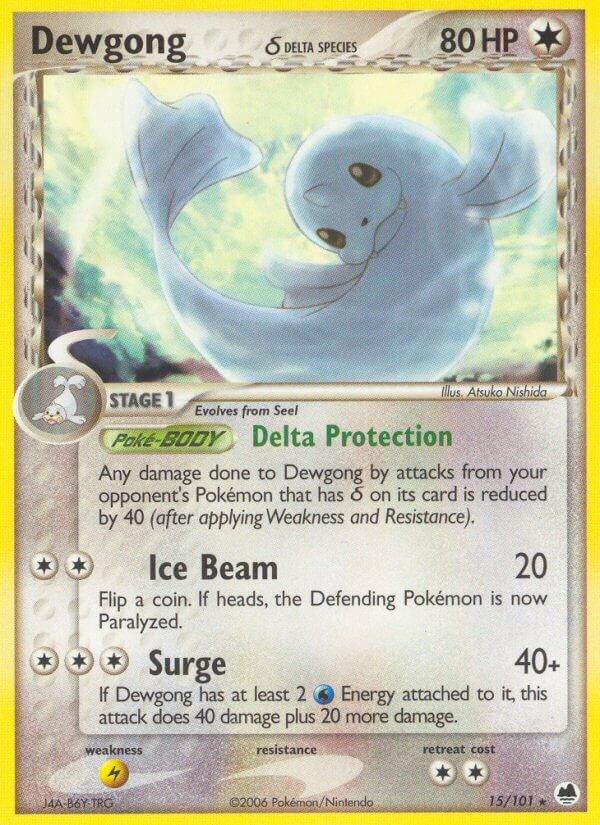 Dewgong #15 Pokemon Dragon Frontiers