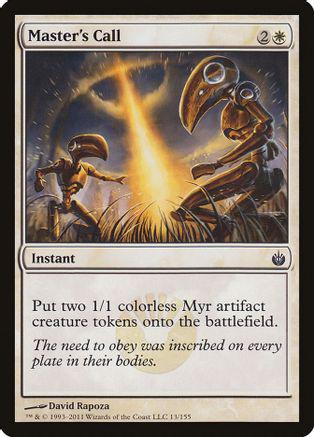Master's Call Magic Mirrodin Besieged