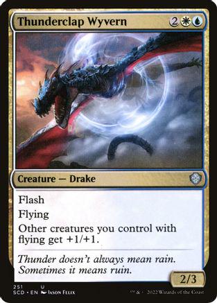 Thunderclap Wyvern #251 Magic Starter Commander Decks