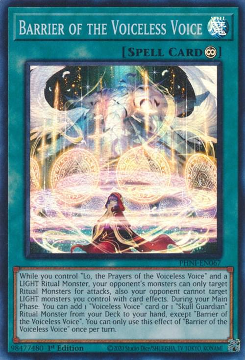 Barrier of the Voiceless Voice PHNI-EN067 YuGiOh Phantom Nightmare
