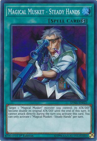 Magical Musket - Steady Hands SPWA-EN023 YuGiOh Spirit Warriors
