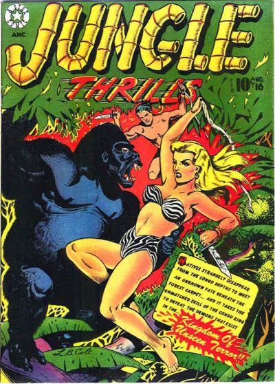 Jungle Thrills #16 (1952) Comic Books Jungle Thrills