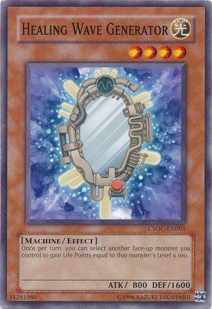 Healing Wave Generator CSOC-EN001 YuGiOh Crossroads of Chaos