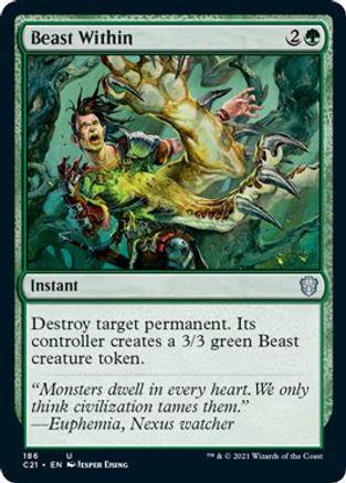 Beast Within Magic Commander 2021