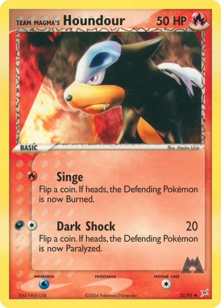 Houndour #35 Pokemon Team Magma & Team Aqua