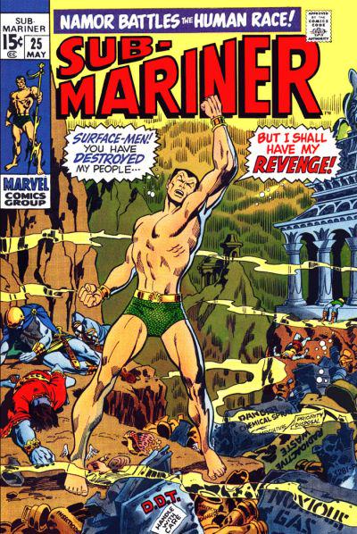 Sub-Mariner #25 (1970) Comic Books Sub-Mariner