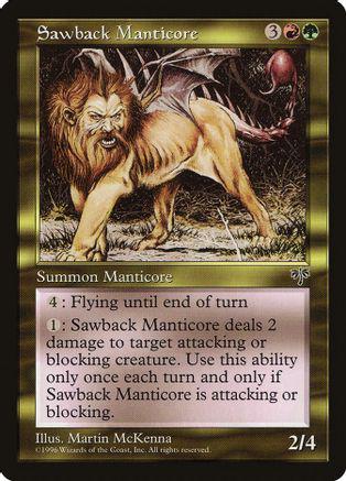 Sawback Manticore Magic Mirage