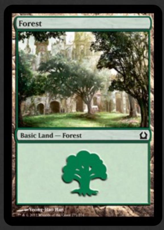 Forest #271 Magic Return to Ravnica