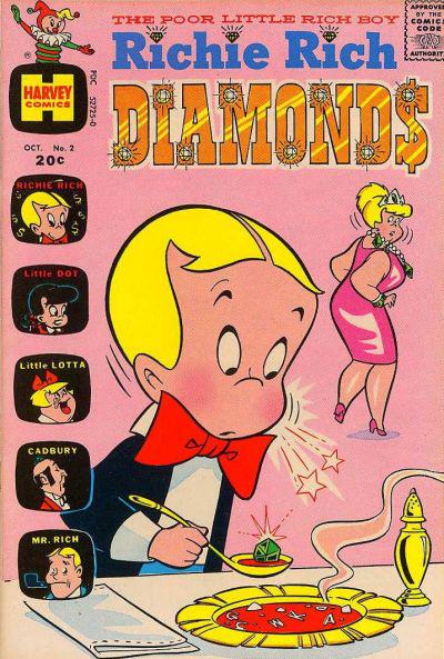 Richie Rich Diamonds #2 (1972) Comic Books Richie Rich Diamonds