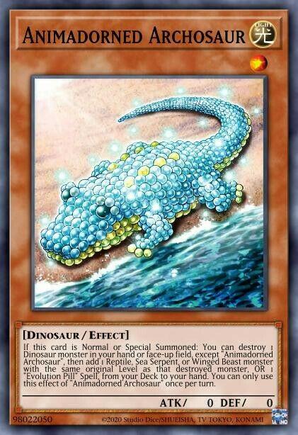 Animadorned Archosaur MP21-EN062 YuGiOh 2021 Tin of Ancient Battles Mega Pack