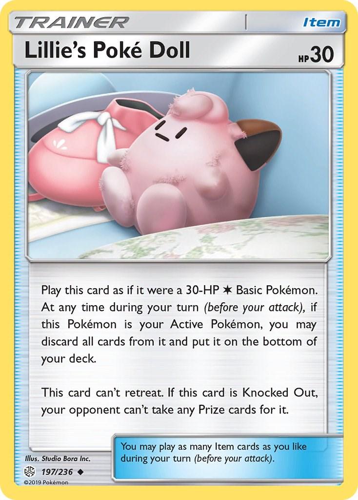 Lillie's Poke Doll #197 Pokemon Cosmic Eclipse