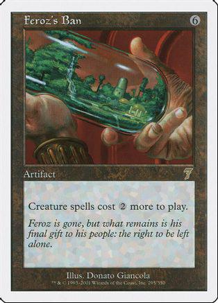 Feroz's Ban Magic 7th Edition