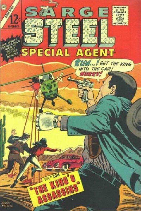 Sarge Steel #6 (1965) Comic Books Sarge Steel