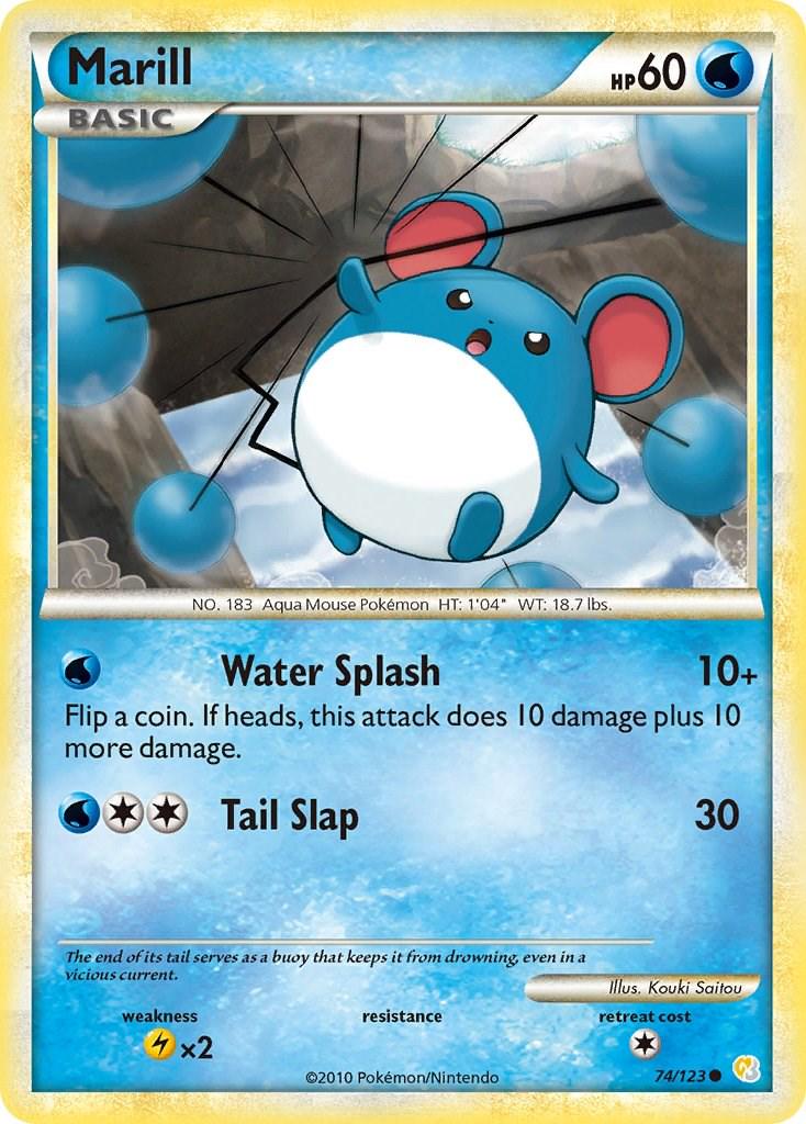 Marill #74 Pokemon HeartGold & SoulSilver