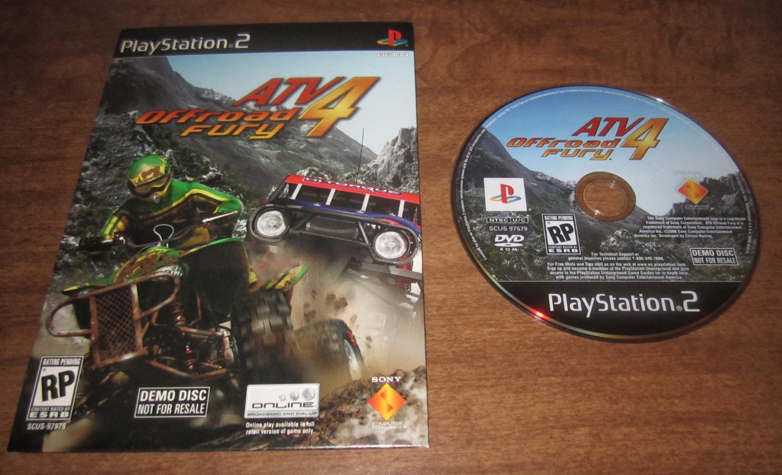 ATV Offroad Fury 4 Demo Disc Playstation 2