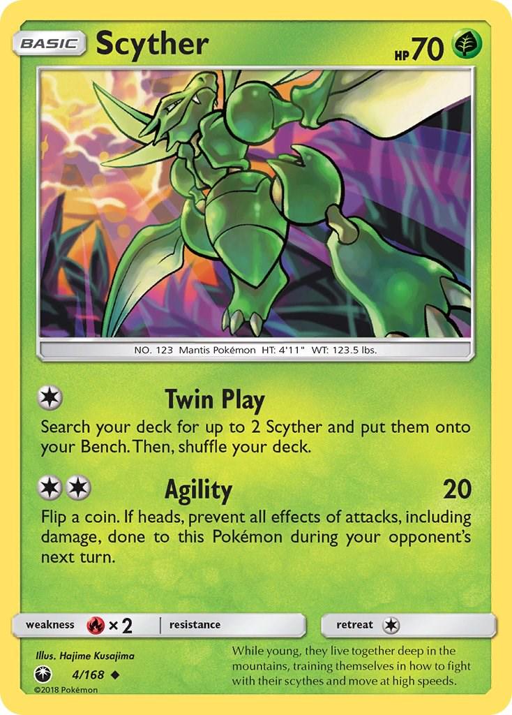 Scyther #4 Pokemon Celestial Storm