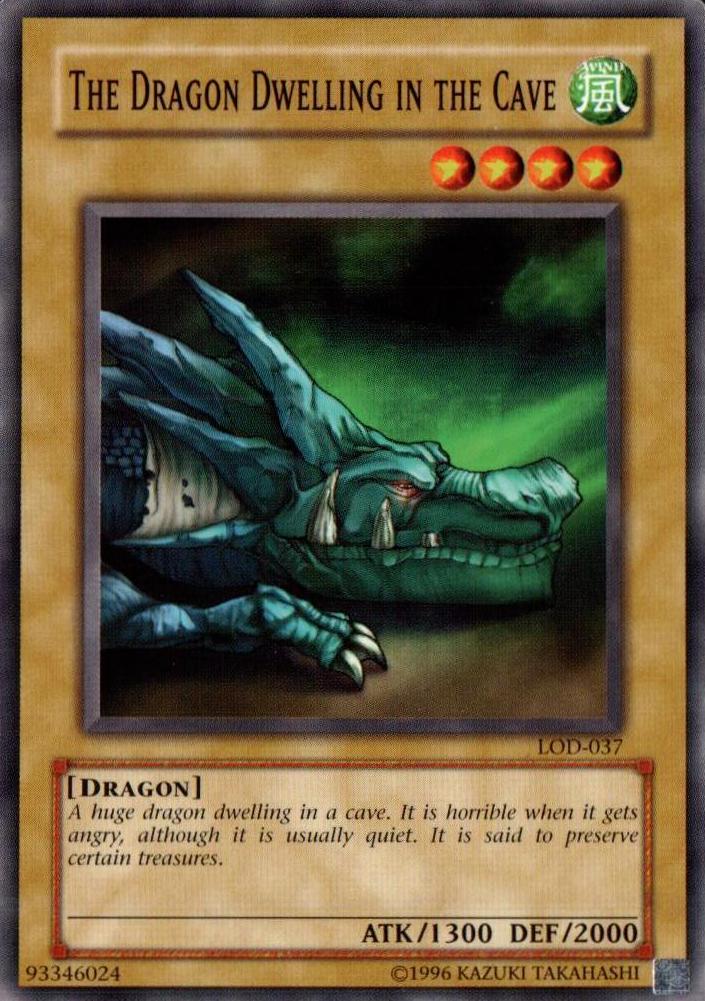 The Dragon Dwelling in the Cave LOD-037 YuGiOh Legacy of Darkness