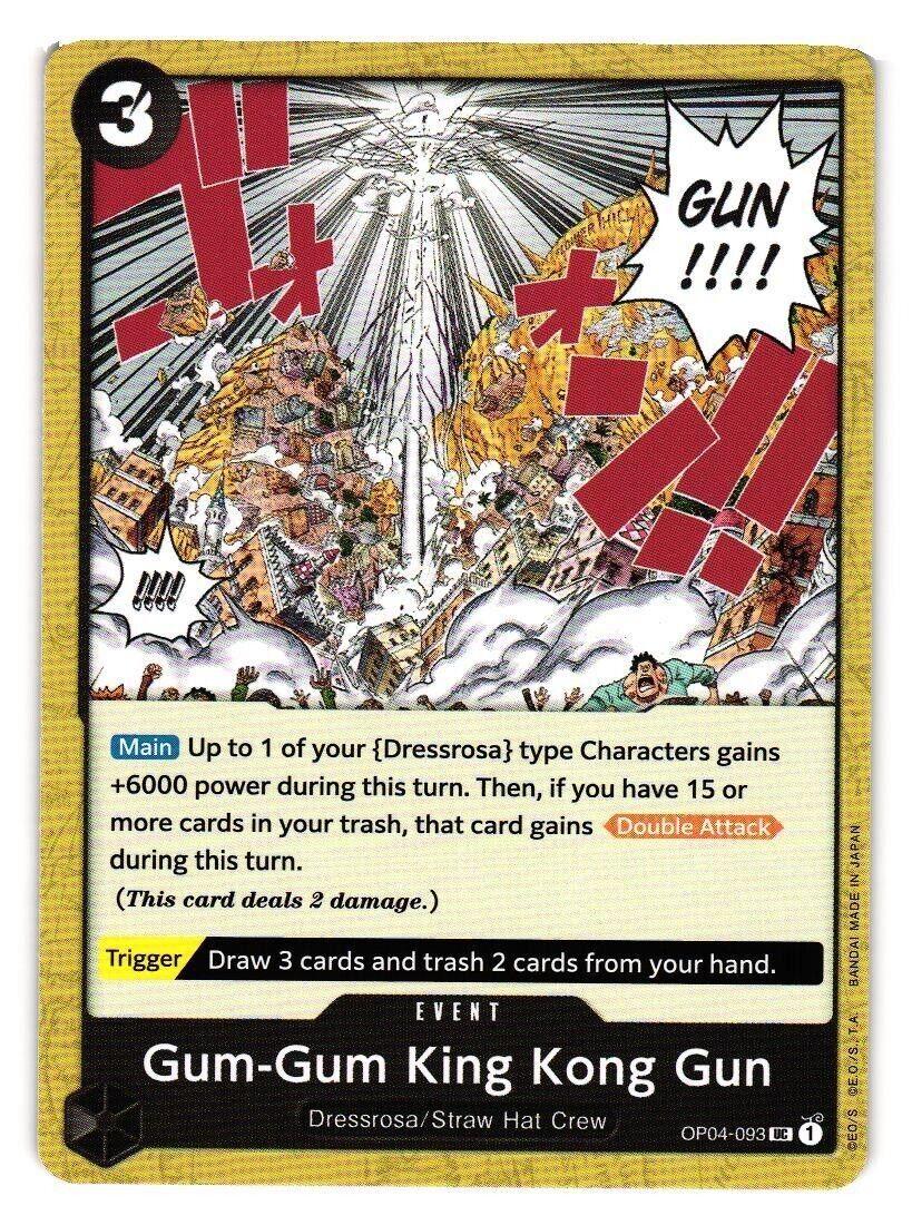 Gum-Gum King Kong Gun OP04-093 One Piece Kingdoms of Intrigue
