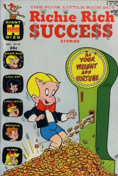 Richie Rich Success Stories #24 (1969) Comic Books Richie Rich Success Stories