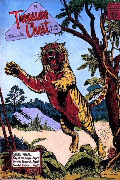 Treasure Chest of Fun and Fact #7 393 (1965) Comic Books Treasure Chest of Fun and Fact