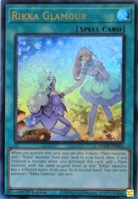 Rikka Glamour MAZE-EN062 YuGiOh Maze of Memories