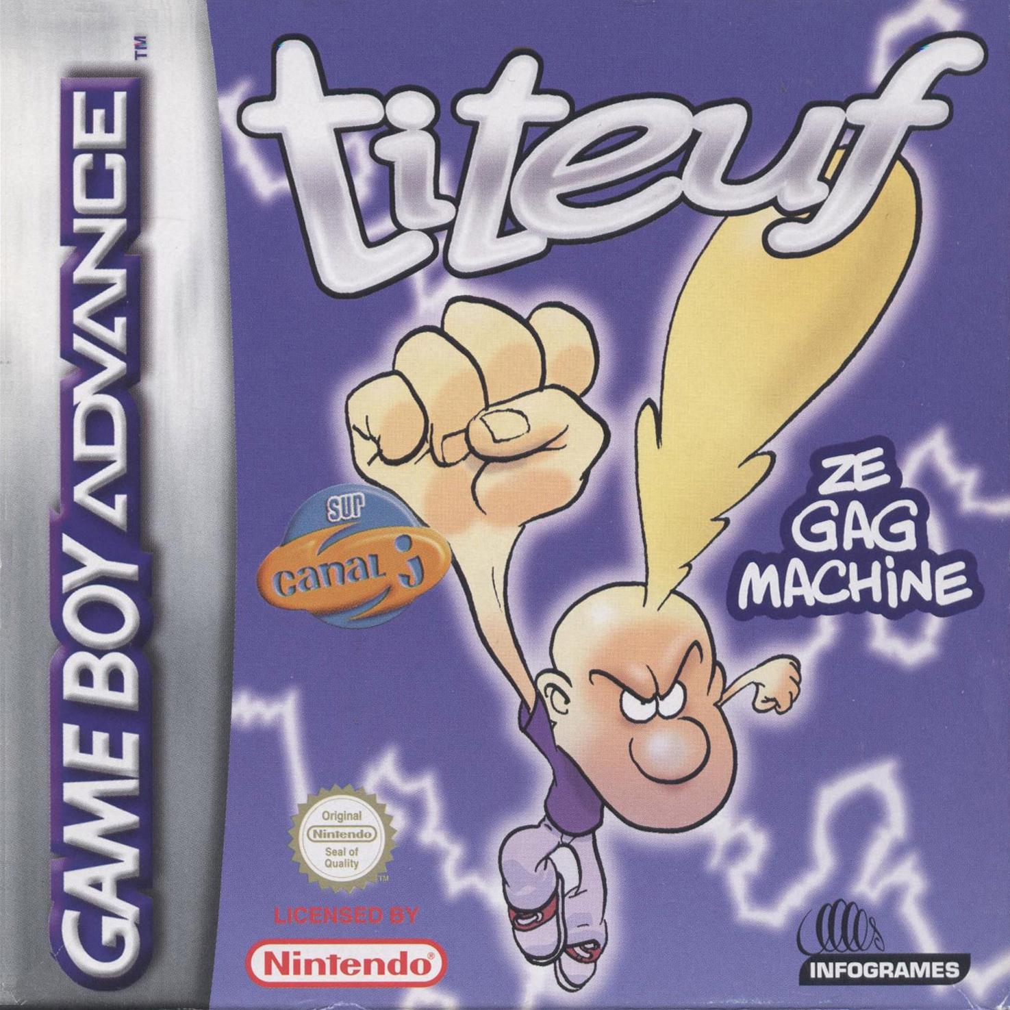 Titeuf: Ze Gag Machine PAL GameBoy Advance