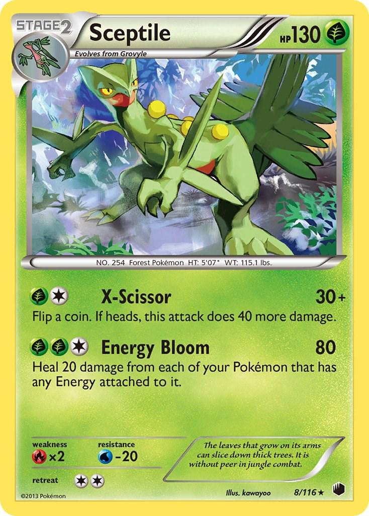 Sceptile #8 Pokemon Plasma Freeze
