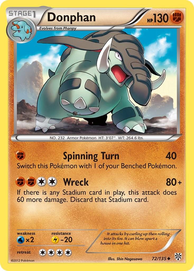 Donphan #72 Pokemon Plasma Storm