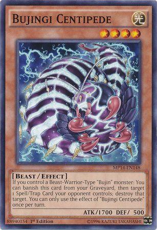 Bujingi Centipede MP14-EN148 YuGiOh 2014 Mega-Tin Mega Pack