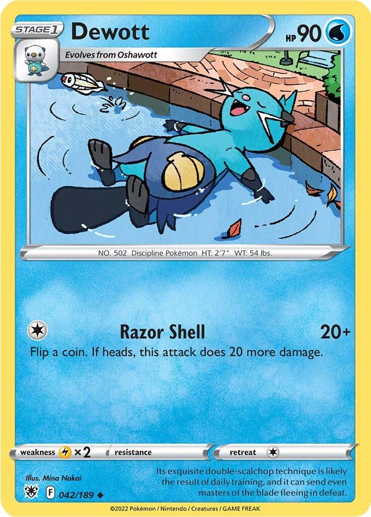 Dewott #42 Pokemon Astral Radiance