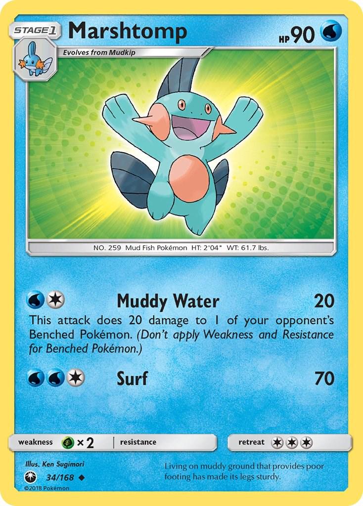 Marshtomp #34 Pokemon Celestial Storm