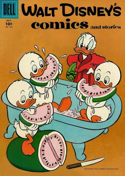 Walt Disney's Comics and Stories #202 (1957) Comic Books Walt Disney's Comics and Stories