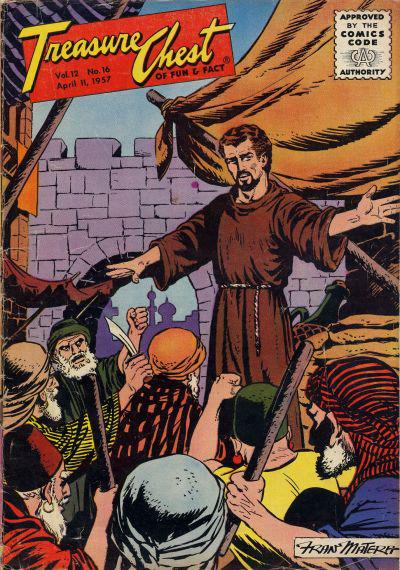 Treasure Chest of Fun and Fact #16 222 (1957) Comic Books Treasure Chest of Fun and Fact